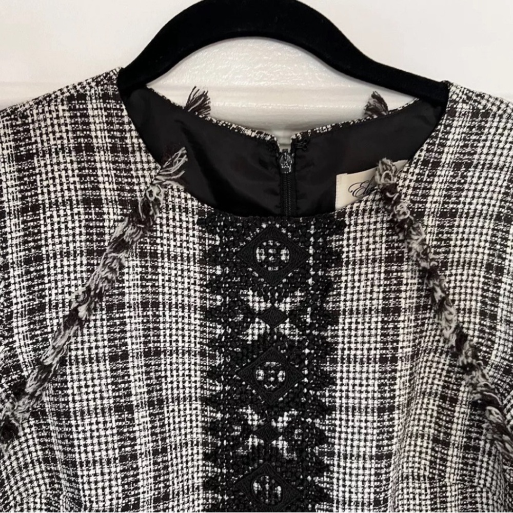 Eliza J Shift Dress Size 2 Black and White